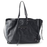 バレンシアガ BALENCIAGA ペーパー A4 ジップアラウンド レザー ミラー付 トートバッグ