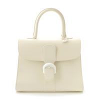 デルヴォー Delvaux ブリヨンMM レザー 2WAY ショルダー ハンドバッグ ホワイト