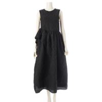 セシリーバンセン Cecilie Bahnsen 24年 DITTE DRESS ノースリーブ バックリボン