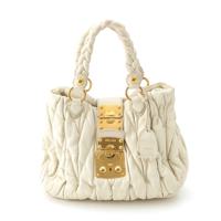 ミュウミュウ MIUMIU マテラッセ レザー 2WAY