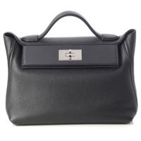 エルメス HERMES U刻 24/24 ヴァンキャトル 29 トゴ スイフト SV金具 2way ハンドバッグ