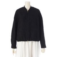 ドゥロワー Drawer 24SS  RESORT1  ファンシーツイード ジップアップ ブルゾン