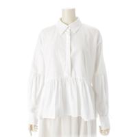 セシリーバンセン Cecilie Bahnsen 23SS コットン ANDREA SHIRTS フレア シャツ