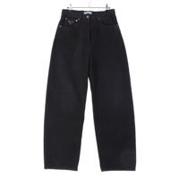 プラダ PRADA 24年 トライアングル バレルレッグ ジーンズ コットンデニム