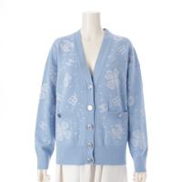 シャネル CHANEL カシミヤ ココボタン ココマーク クローバー ニット カーディガン