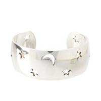 エルメス HERMES ムーンスター ヴィンテージ バングル アクセサリー 925 シルバー 62.2g