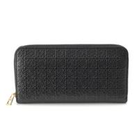 ロエベ LOEWE レザー リピートアナグラム ラウンドファスナー