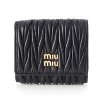 ミュウミュウ MIUMIU レザー マテラッセ ロゴ
