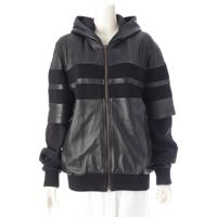ジバンシィ GIVENCHY ラムスキン フェイクレイヤード ジップアップ