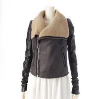 リックオウエンス Rick Owens レザー ボア