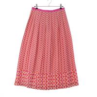 ドゥロワー Drawer シルク FALL2 ジオメトリックプリントプリーツ