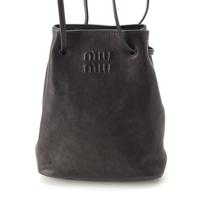 ミュウミュウ MIUMIU ナッパレザー ロゴ ミニ