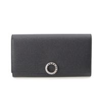 ブルガリ BVLGARI ブルガリブルガリ グレインカーフレザー ロングウォレット
