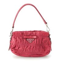 プラダ PRADA ナッパレザー ギャザー