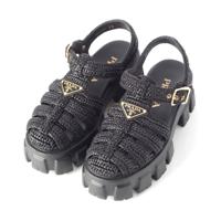 プラダ PRADA モノリス トライアングルロゴ クロシェ