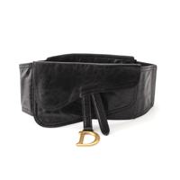 ディオール Dior レザー Dロゴチャーム サドル