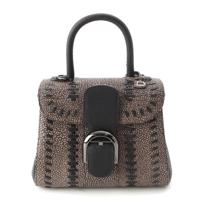 デルヴォー Delvaux ブリヨンミニ クリスピーカーフ トライバルステッチ