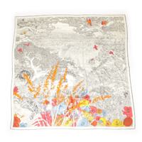 エルメス HERMES カレジェアン140 カシミヤ シルク