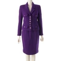 シャネル CHANEL 95A ウール×ナイロン ツイード