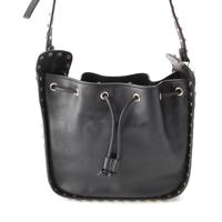 ヴァレンティノ VALENTINO レザー スタッズ 巾着