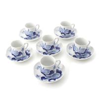 マイセン Meissen 陶器 ブルーオーキッド 6客セット