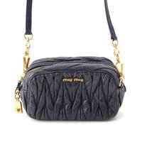 ミュウミュウ MIUMIU マテラッセ レザー ロゴ