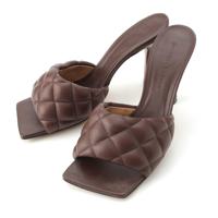 ボッテガヴェネタ BOTTEGAVENETA レザー パデット ヒール