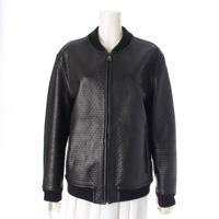 ドルチェアンドガッバーナ DOLCE&GABBANA ラムレザー ボンバージャケット ブルゾン