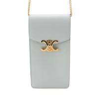 セリーヌ CELINE シャイニーカーフスキン トリオンフ チェーン