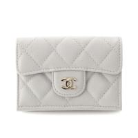シャネル CHANEL キャビアスキン マトラッセ 三つ折り財布