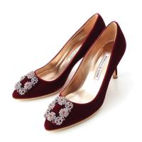 マノロブラニク MANOLO BLAHNIK ハンギシ ベルベット