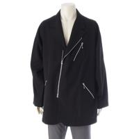 ヨウジヤマモト Yohji Yamamoto ポリエステルギャバジン ライダーススタイル
