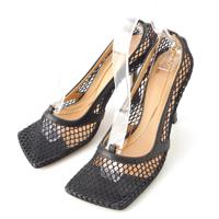 ボッテガヴェネタ BOTTEGAVENETA ストレッチ メッシュ レザー