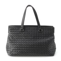 ボッテガヴェネタ BOTTEGAVENETA レザー イントレチャート ハンドバッグ