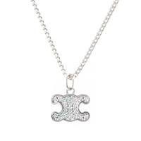 セリーヌ CELINE トリオンフ ラインストーン ネックレス