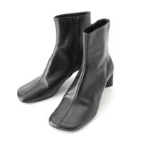 バレンシアガ BALENCIAGA レザー ロゴ アンクル