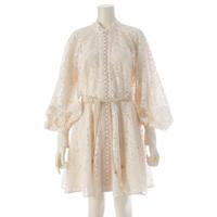 ZIMMERMANN ジマーマン フルレース ベルト付き パフスリーブ
