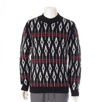 ヴァレンティノ VALENTINO ヴァージンウール ジオメトリックモチーフ ニット