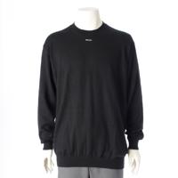 プラダ PRADA カシミヤ ロゴ刺繍 クールネック