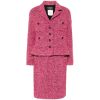 ツイード セットアップ スーツ ピンク