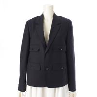 ドゥロワー Drawer 24SS ウール ロゴボタン