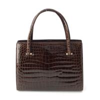 ヴァレクストラ Valextra クロコ ヴィンテージ ハンドバッグ