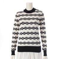 エルメス HERMES カシミヤ シルク シェーヌダンクル