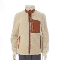 ロエベ LOEWE レザー ムートン ボア