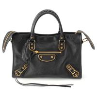 バレンシアガ BALENCIAGA レザー クラシック メタリック
