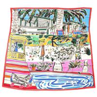 エルメス HERMES カシミヤ シルク カレジェアン