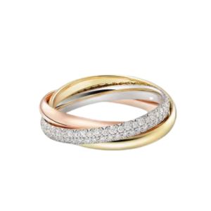 カルティエ トリニティ リング セミパヴェ スモールモデル SM B4235900