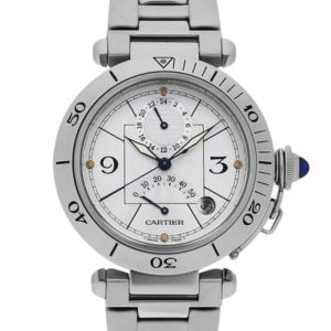 カルティエ パシャ GMT パワーリザーブ SS AT W31037H3