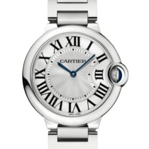 カルティエ バロンブルーMM 36mm SS QZ W69011Z4