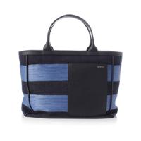 ヴァレクストラ Valextra キャンバス デニム 牛革